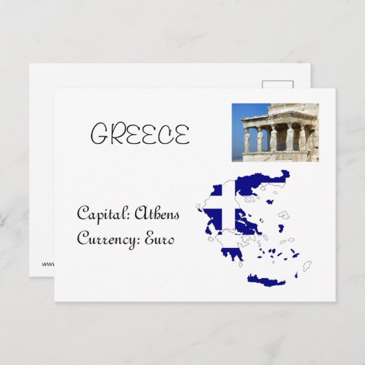 Carte Postale Grèce (Devant / Derrière)