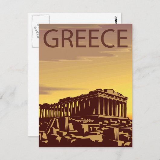 Carte Postale Grèce (Devant / Derrière)