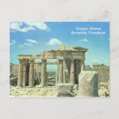 Carte Postale Grèce, Acropole d'Athènes, Propyleum (Devant)