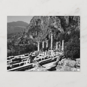 Carte Postale Grèce antique Delphes Temple d'Apollon