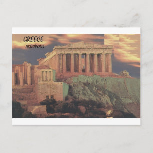 Carte Postale Grèce Athènes Parthénon Nuages (St.K.