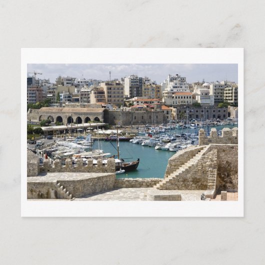 Carte Postale Grèce Crète Héraclion (Devant)