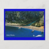 Carte Postale Grèce, Crète, plage à Preveli, Méditerranée (Devant)