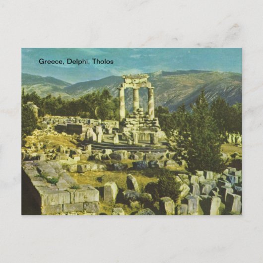 Carte Postale Grèce, Delphes, Tholos (Devant)