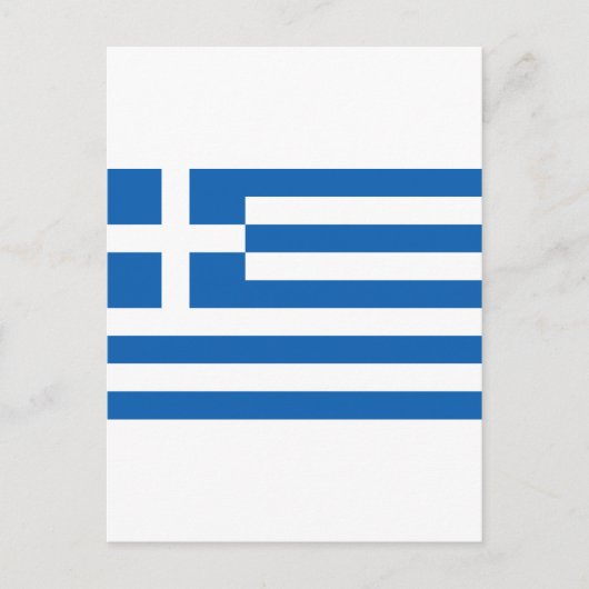 Carte Postale Grèce Drapeau GR (Devant)