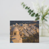 Carte Postale Grèce et île grecque de Santorin ville (Debout devant)