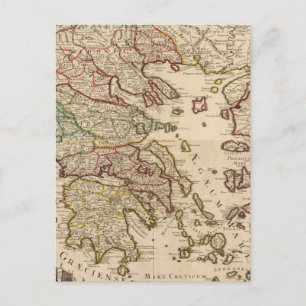 Carte Postale Grèce et Macédoine