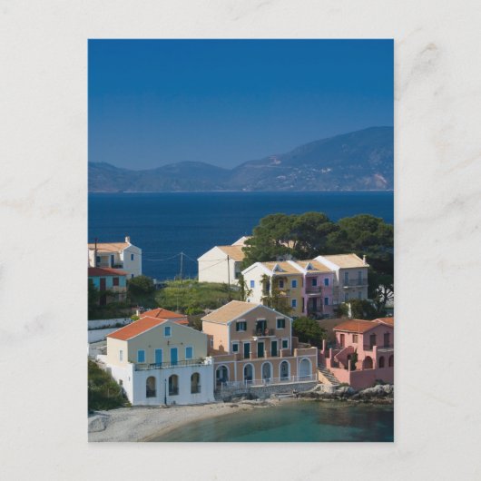 Carte Postale GRÈCE, Ioniennes, KEFALONIE, Assos : (Devant)