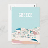 Carte Postale grèce Santorin (Devant / Derrière)