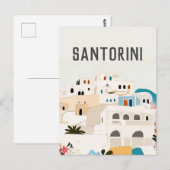 Carte Postale grèce Santorin (Devant / Derrière)