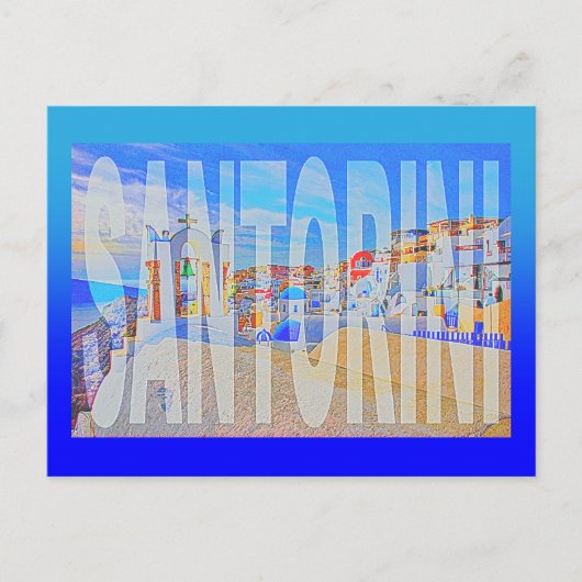 Carte Postale Grèce santorini oia (Devant)