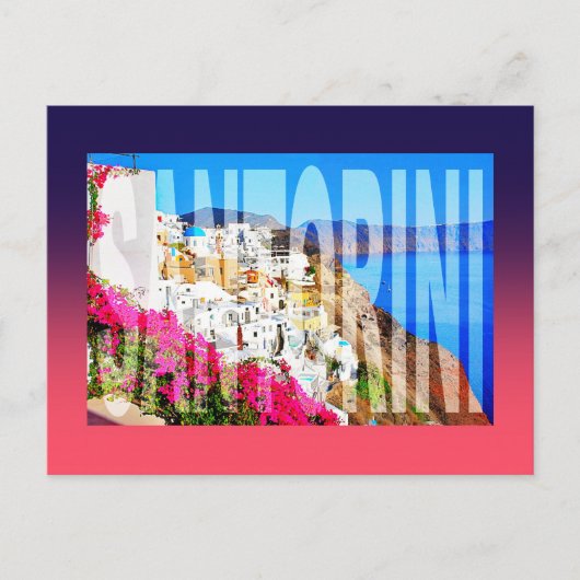 Carte Postale Grèce santorini oia (Devant)