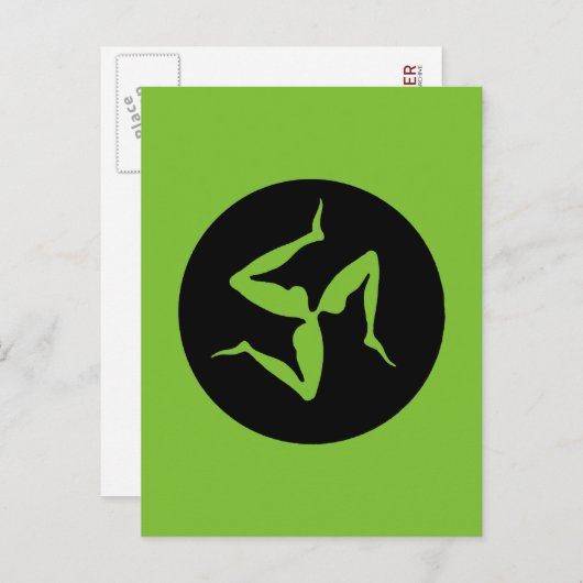 Carte Postale Grèce : Triskelion (Devant / Derrière)