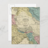 Carte Postale Grèce, Turquie, Perse, Inde (Devant / Derrière)