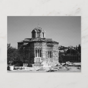 Carte Postale Grèce vintage Athènes Église des Saints-Apôtres