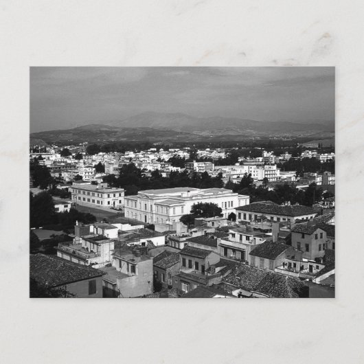 Carte Postale Grèce vintage ville de Nafplion (Devant)
