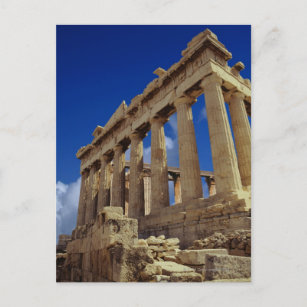 Carte Postale Greek ruins, Acropolis, Greece