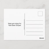 Carte Postale Green 2024 TOTAL SOLAIRE ECLIPSE Mexique (Dos)