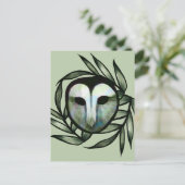 Carte Postale Green Barn Owl                                     (Debout devant)