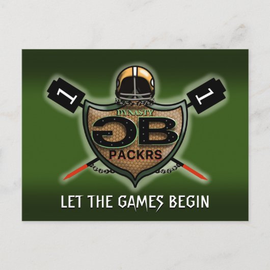 Carte Postale GREEN BAY PACK par Slipperywindow (Devant)