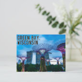 Carte postale Green Bay Wisconsin Souvenir de voya (Debout devant)