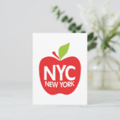 Carte Postale Green Big Apple NYC (Debout devant)