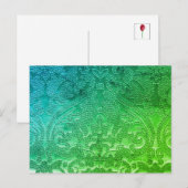 Carte postale Green Blue Pointillé (Devant / Derrière)