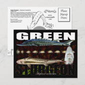 Carte Postale Green-Collage (Devant / Derrière)