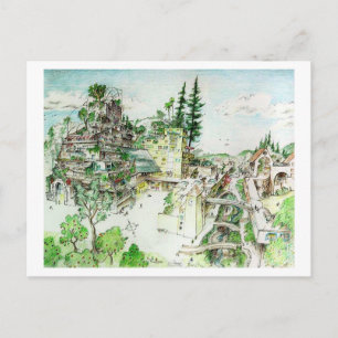 Carte postale Green Downtown