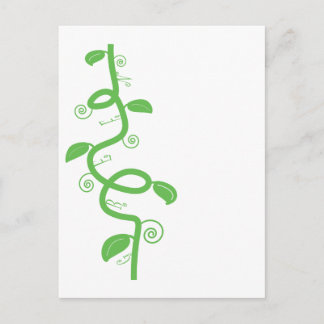Carte Postale Green et Beanstalk