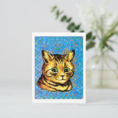 Carte Postale Green Eye Cat, Louis Wain (Debout devant)