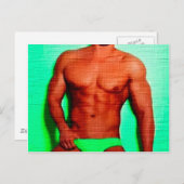 Carte Postale Green Eyed Hunk LIM (Devant / Derrière)