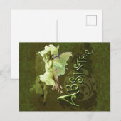 Carte Postale Green Fairy Splashy Collage III (Devant / Derrière)