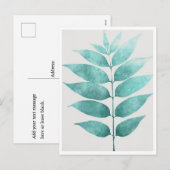 Carte postale - Green Fern (Devant / Derrière)