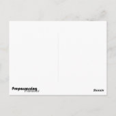 Carte postale Green Fields (Dos)