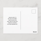 Carte Postale Green Frankenstein Monster Halloween Merci (Dos)