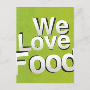 Carte Postale Green Grub Club : We Heart Food Design