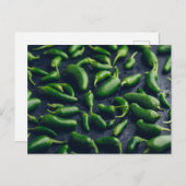 Carte Postale Green Jalapeno Peppers (Devant / Derrière)