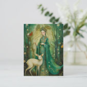 Carte Postale Green Lady Of The Forest (Debout devant)
