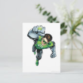 Carte Postale Green Lantern - Bande dessinée, Lever de bras (Debout devant)