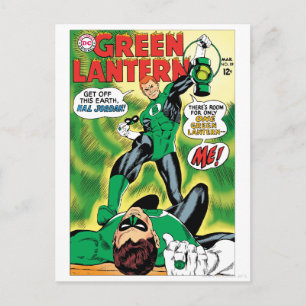 Carte Postale Green Lantern - Get Off this Earch Hal Jordan