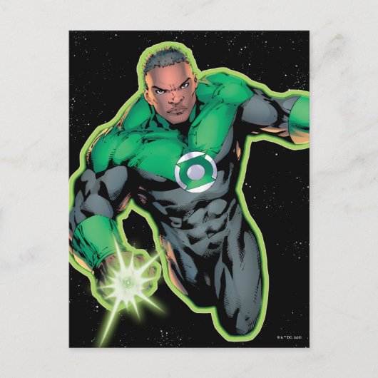 Carte Postale Green Lantern John Stewart (Devant)