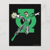 Carte Postale Green Lantern & Symbole (Devant)