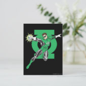 Carte Postale Green Lantern & Symbole (Debout devant)
