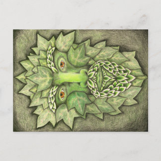 Carte postale Green Man
