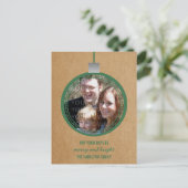 Carte postale Green Mod Orament Fête (Debout devant)