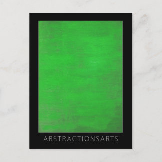 Carte postale Green Modern Art