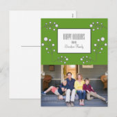 Carte postale Green Modern Berry (Devant / Derrière)