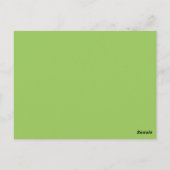 Carte postale Green Modern Deco (Dos)