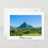 Carte postale Green Moorea (Devant / Derrière)